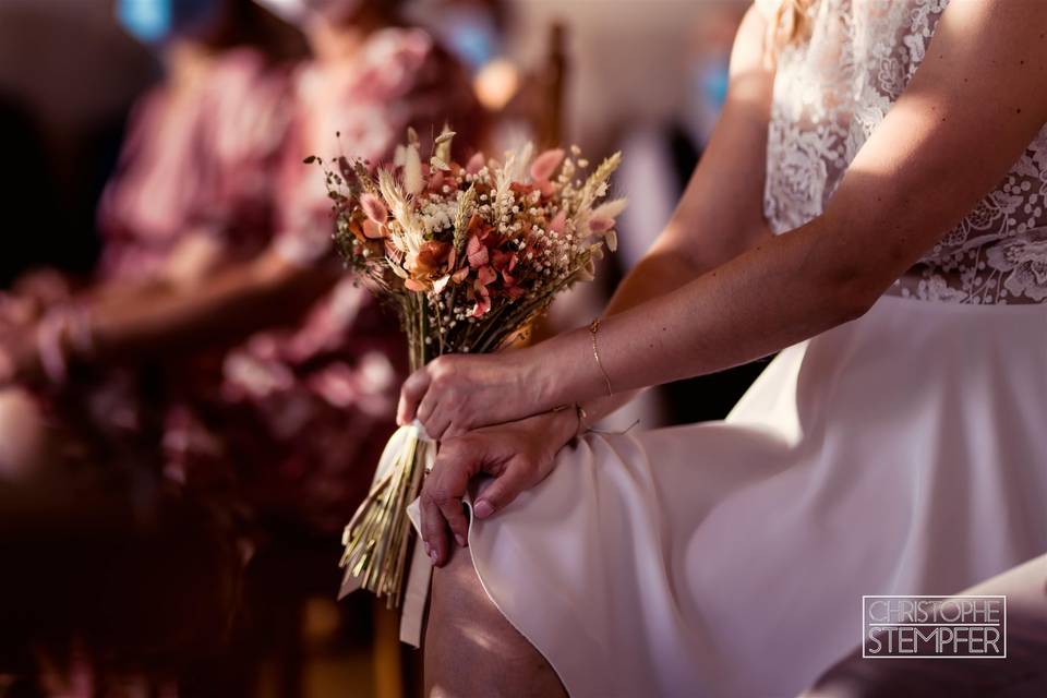 Bouquet fleurs séchées