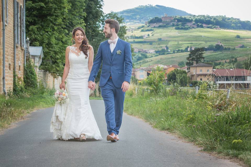 Mariage monts du beaujolais