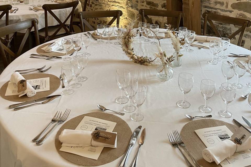 Centre de table E&R