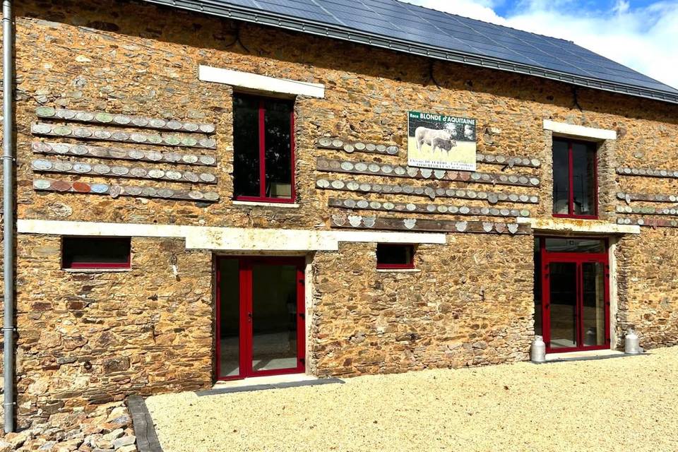 Cours gravillonnée