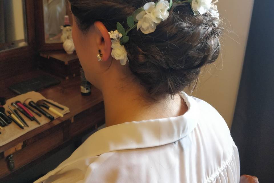 Chignon bas torsadé