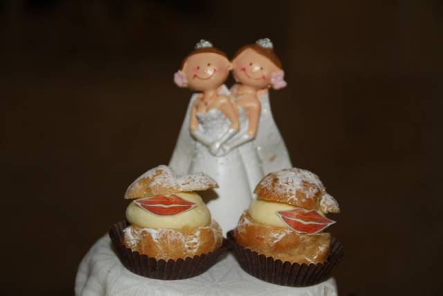 Statuette sur des choux