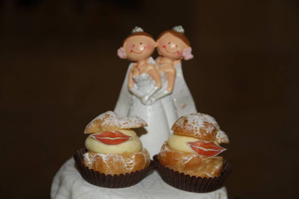 Statuette sur des choux