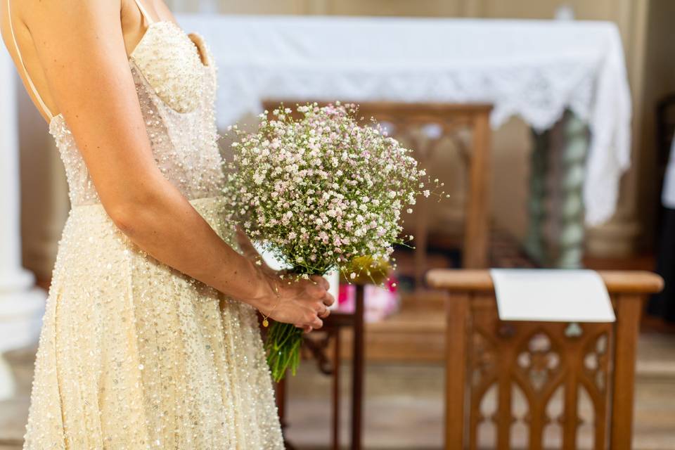 Bouquet de mariée façon parapl