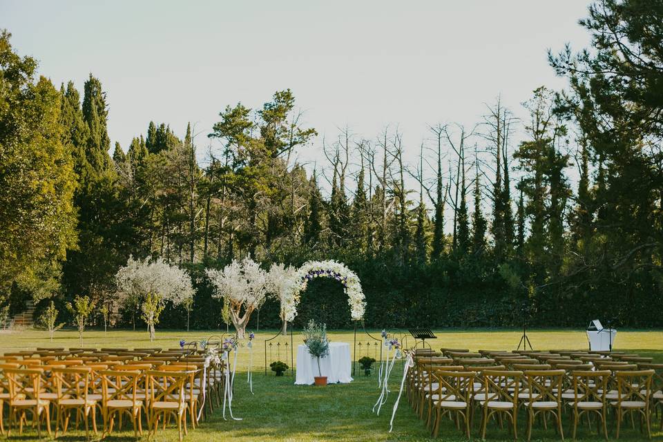 Centre de table romantique