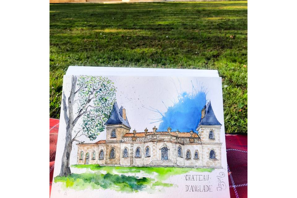 Peinture moyen format temps +