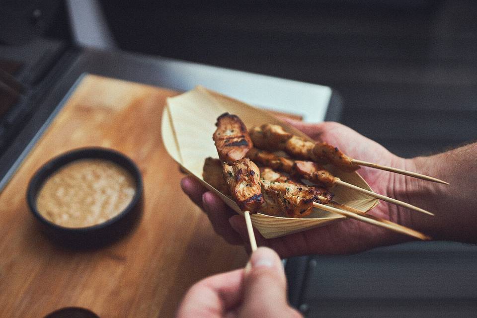 Satay de poulet