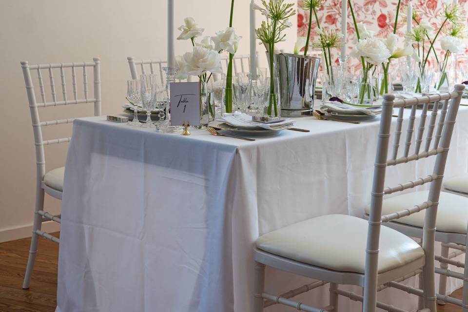 Monochrome blanc moderne