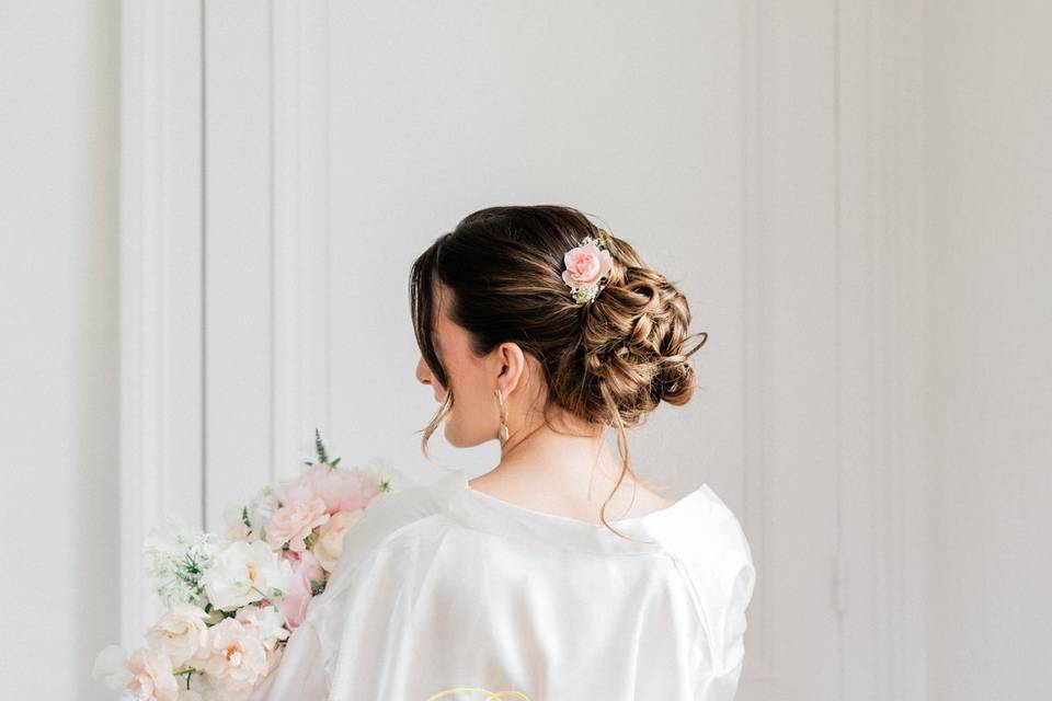 Préparatifs de la mariée