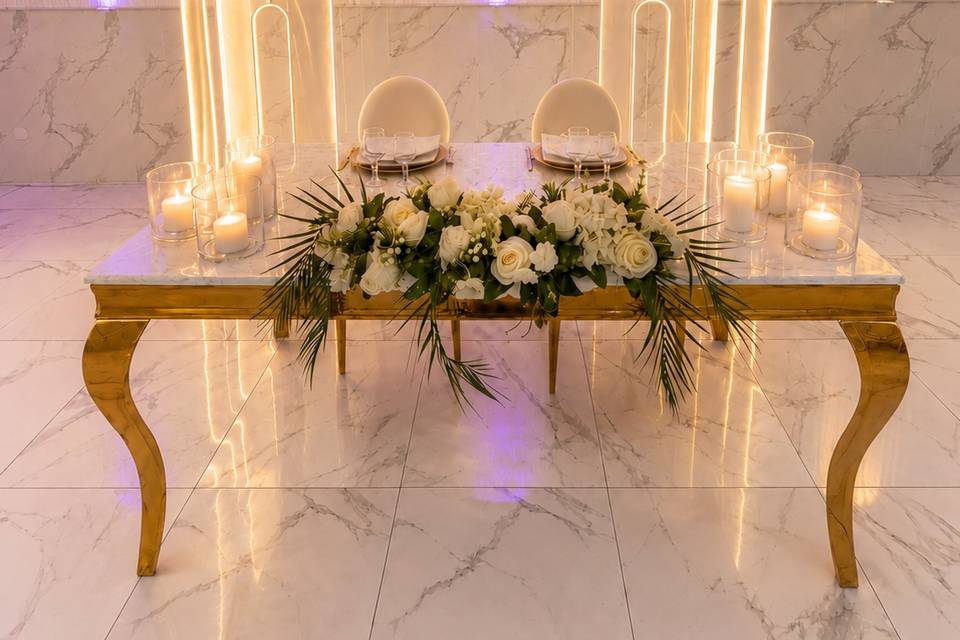 Table des mariés
