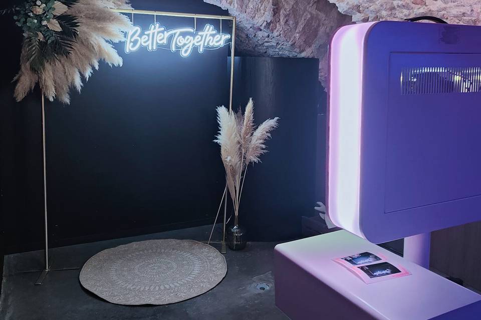 Photobooth avec décor