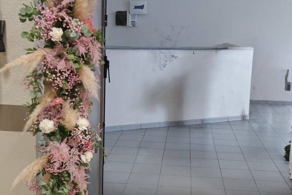 Fleurissement d 'une 1/2arche