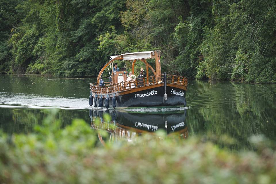 Arrivée sur l'eau