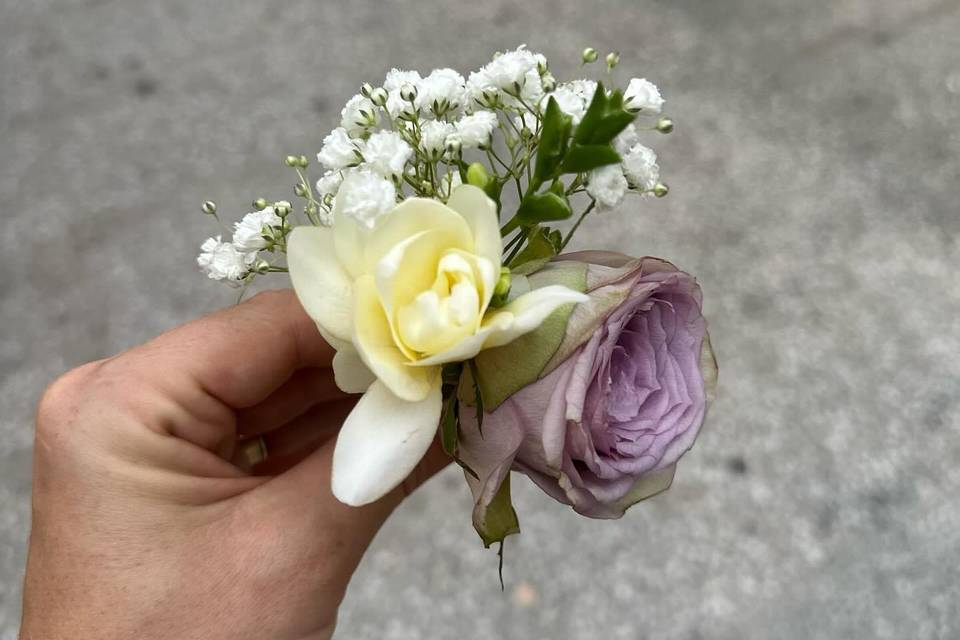 Boutonnière mariage