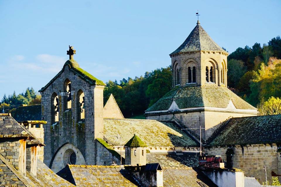 Vue sur l'abbaye