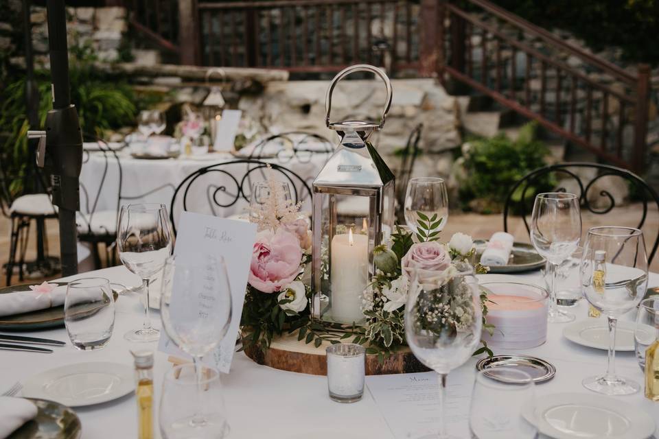 Dîner en terrasse