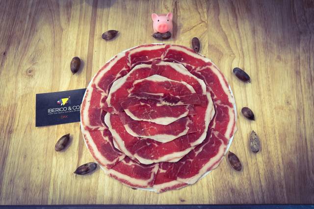 Plateau jambon coupe couteau