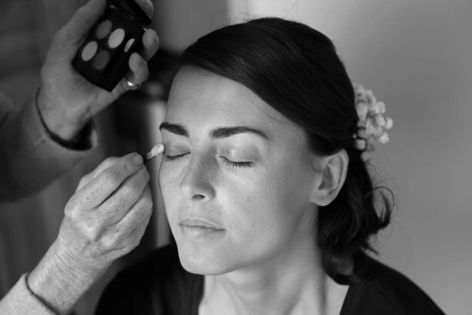 Séance maquillage
