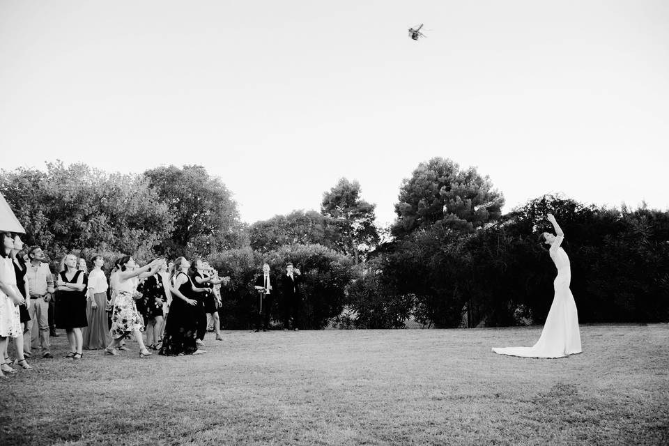 Lancer de bouquet