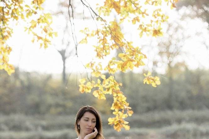 Photo portrait de la mariée