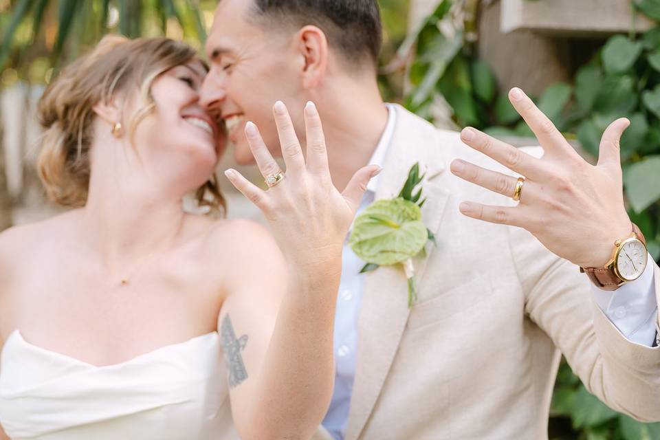 Just married
