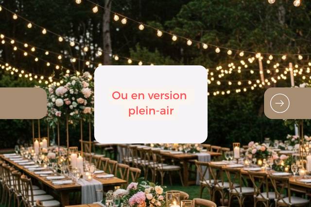 Version repas plein air