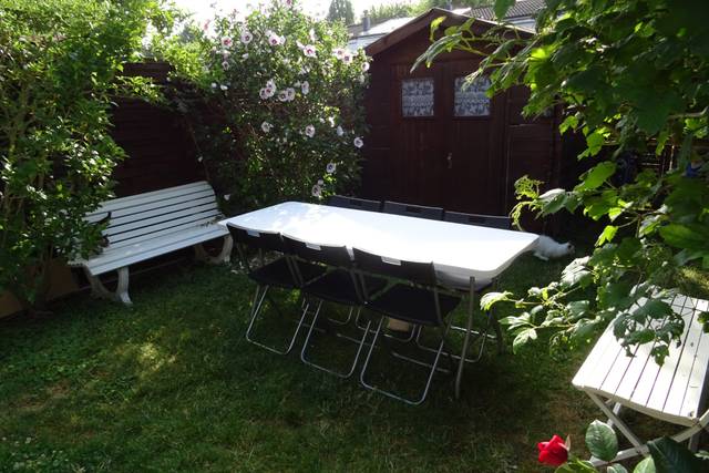 Réception dans le jardin