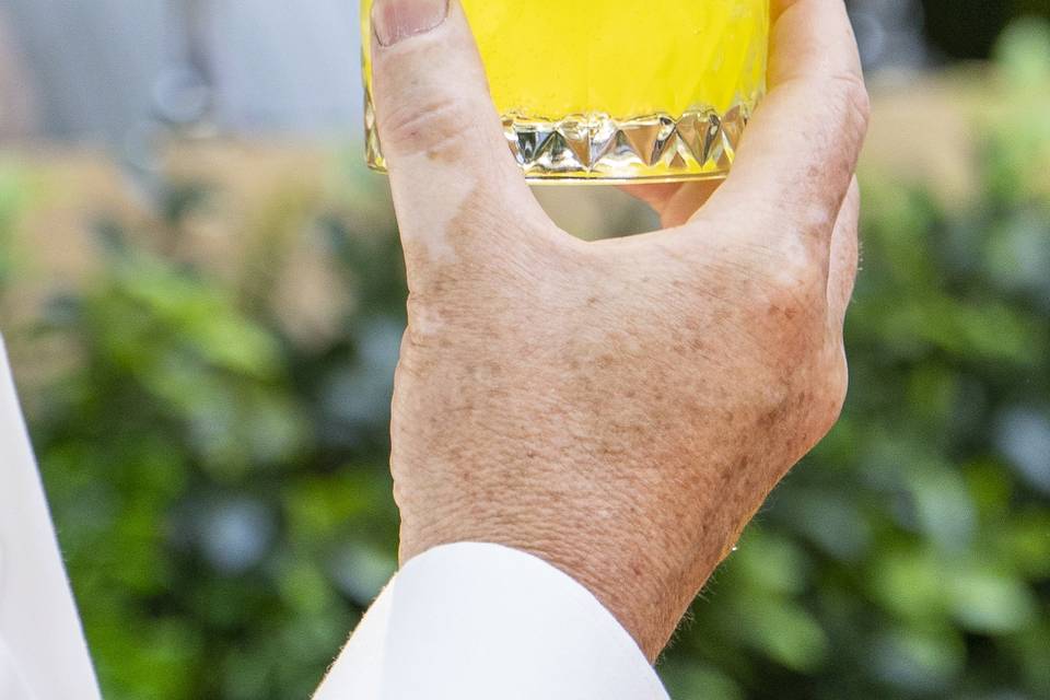Cocktail avec écume