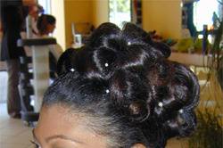 Chignon haut