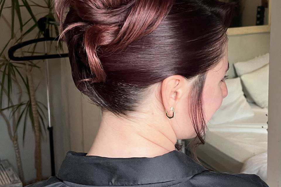 Chignon banane