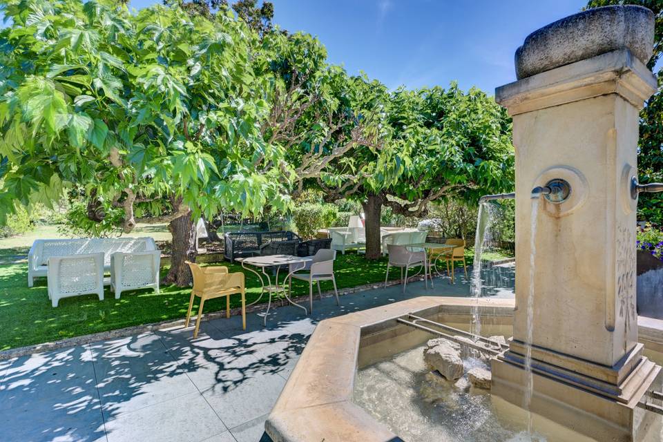 Fontaine terrasse