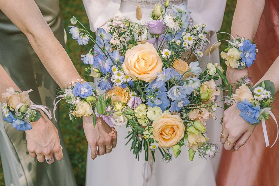 Bouquets mariée champetre
