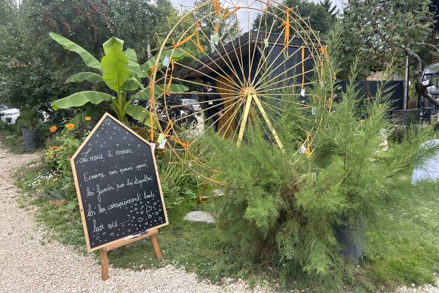 La roue des vœux.