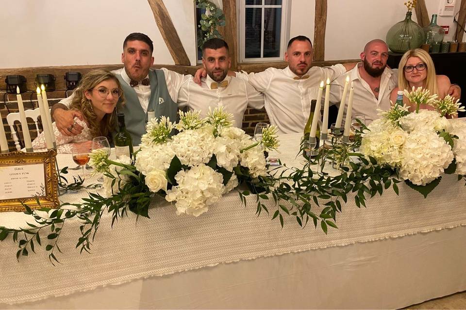 Table d’honneur 😜