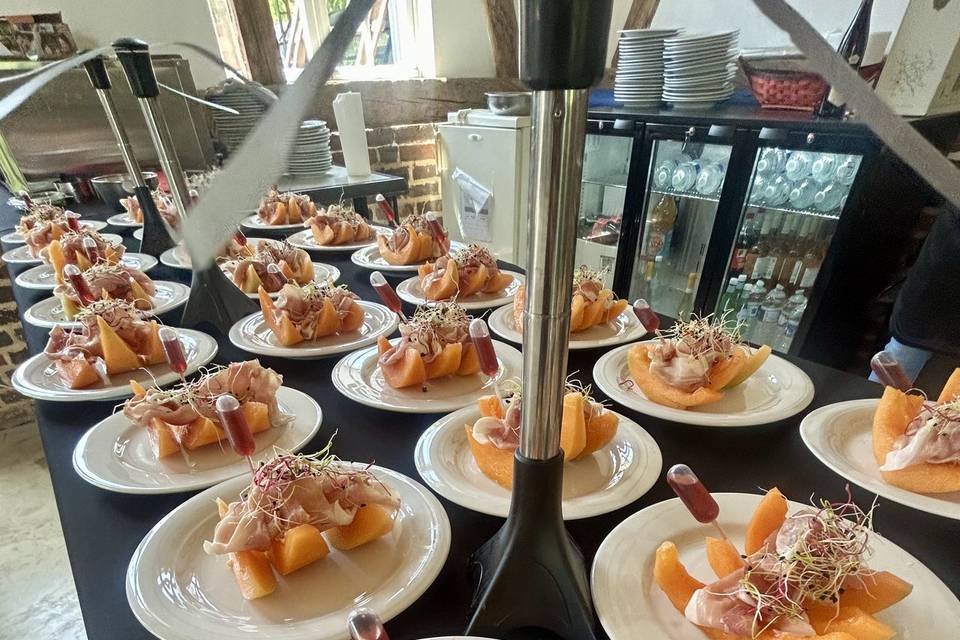 Melon jambon porto