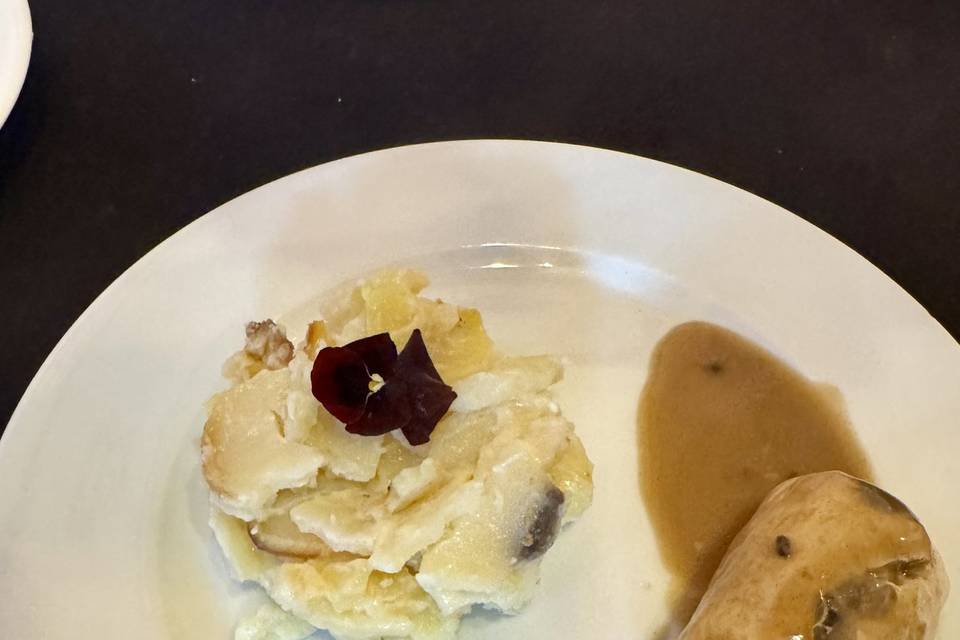 Rôti de veau gratin dauphinois