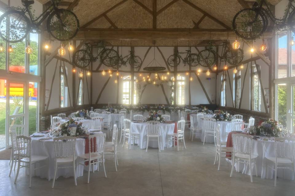 La salle de mariage décoré