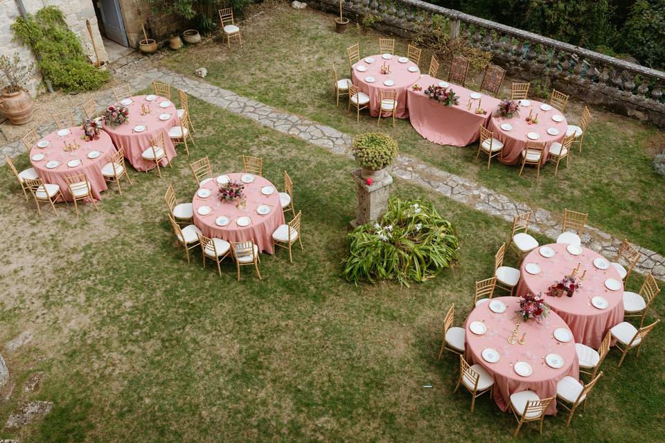 Tables de reception