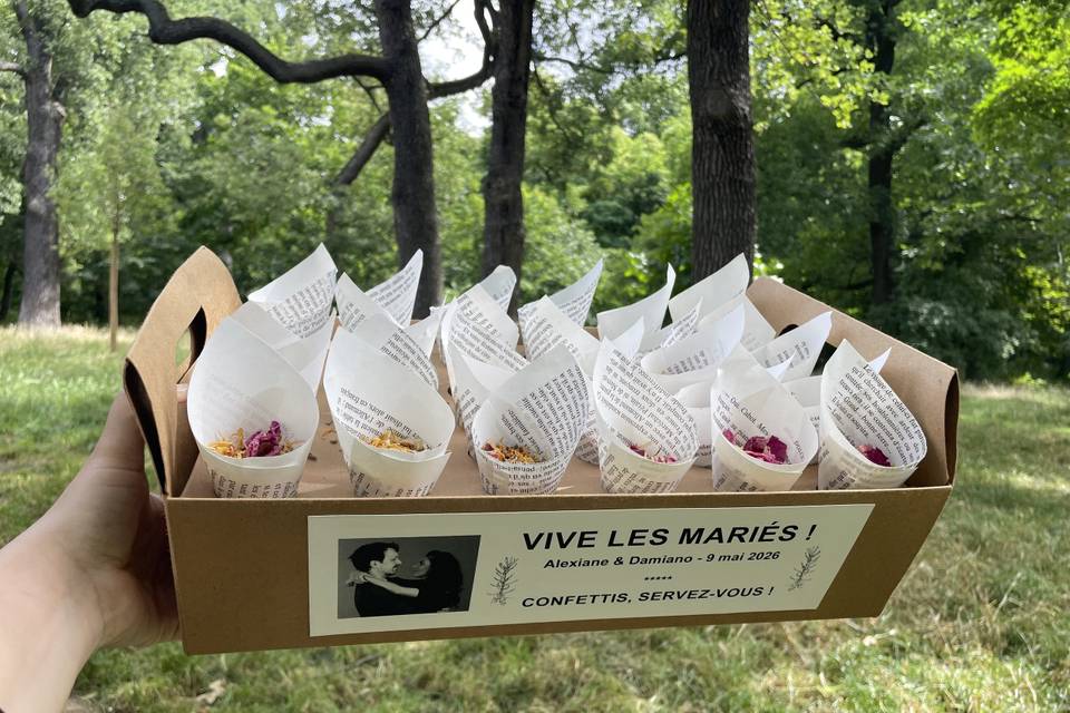 Personnalisation confettis