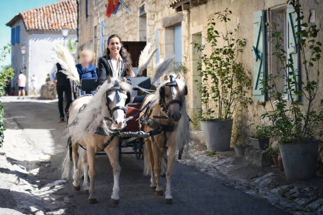 Calèche pour les enfants