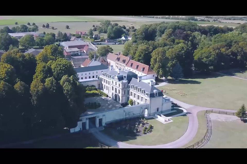 Drone sur le château
