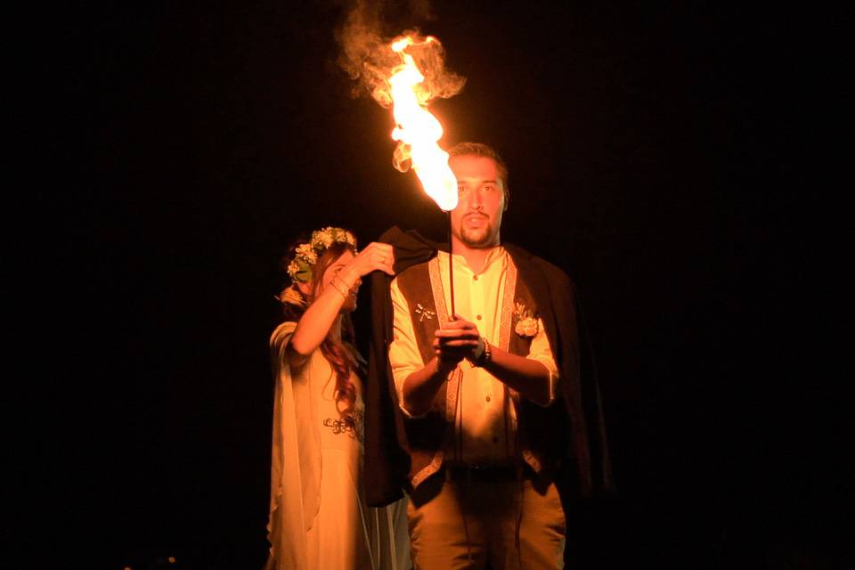 Pyrotechnie : Margot & Romain