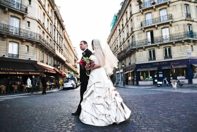 Street wedding