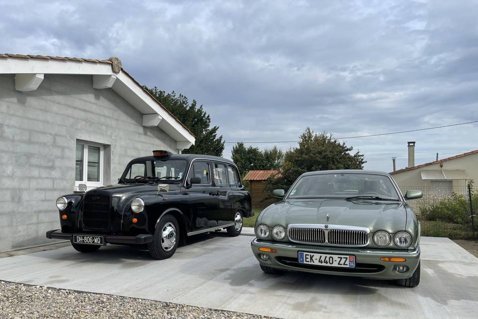 Black cab / Jaguar XJ8