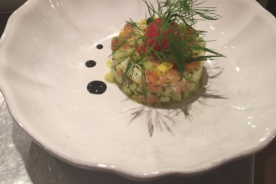 Tartare de saumon
