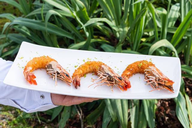 Tempura de gambas
