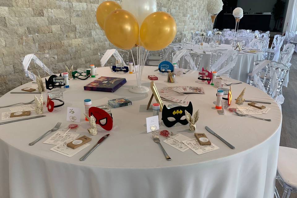 Table des enfants