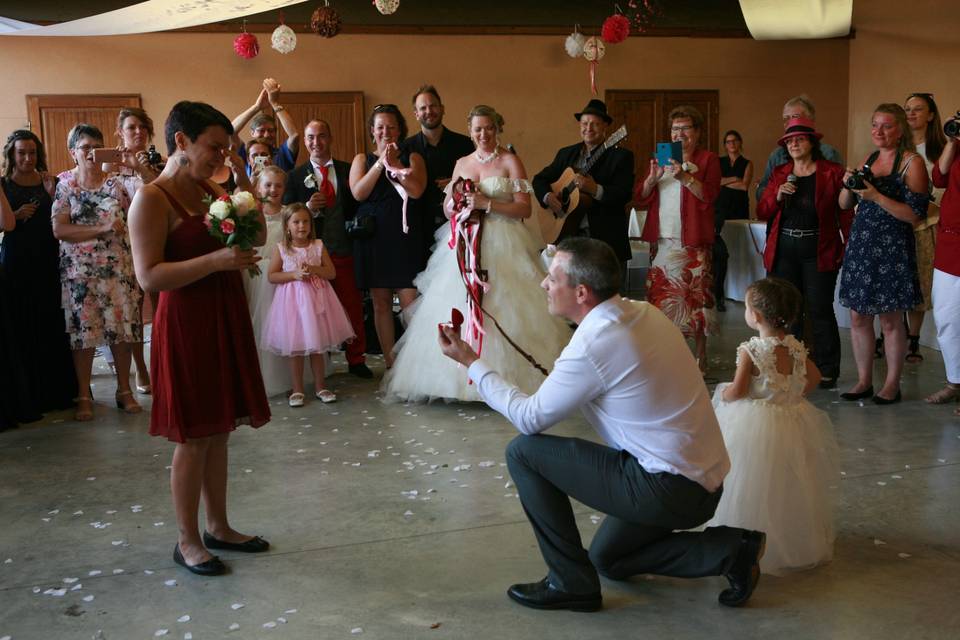 Lancer de bouquet