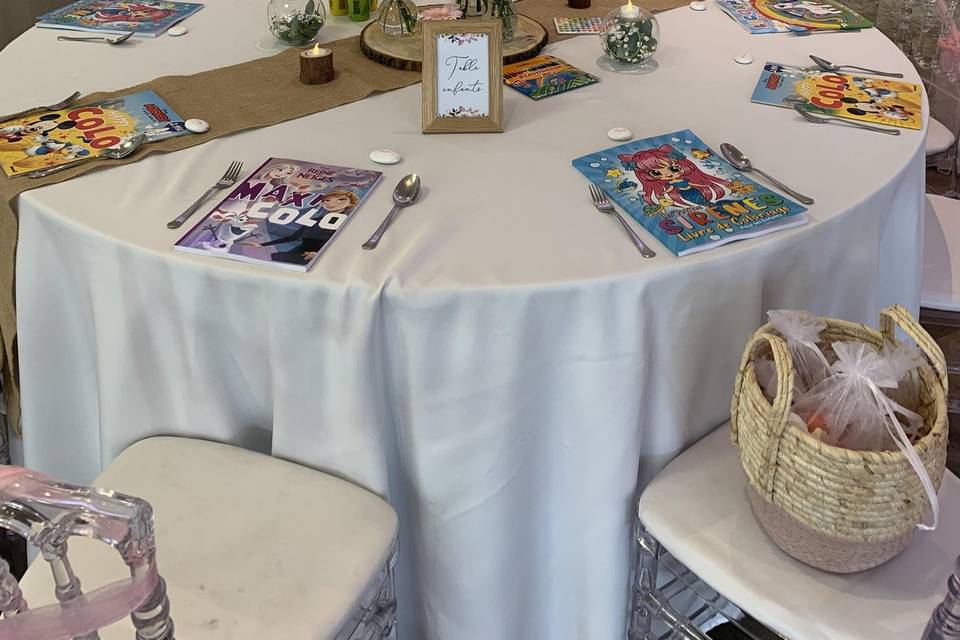 Table des enfants