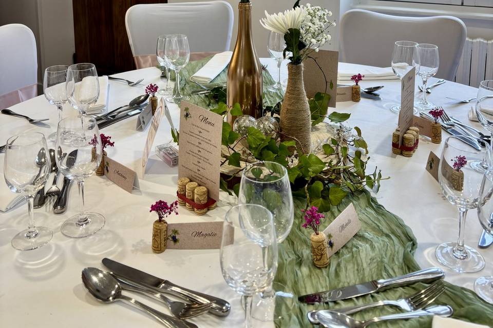 Mariage thème vignoble